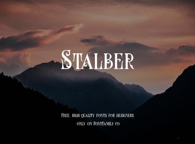 Stalber Font