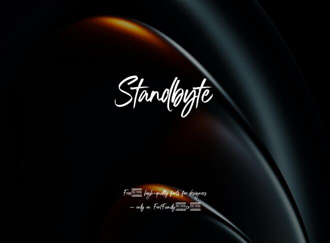Standbyte Font