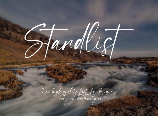 Standlist Font