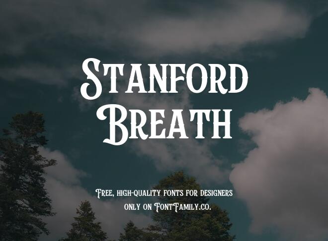 Stanford Breath Font