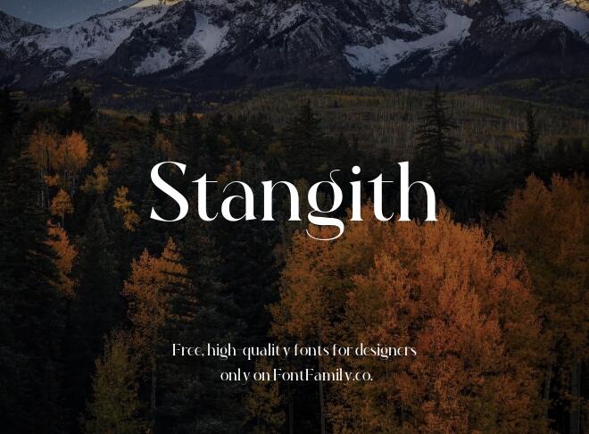 Stangith Font