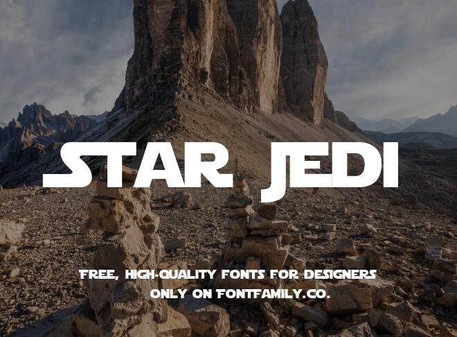 Star Jedi Font