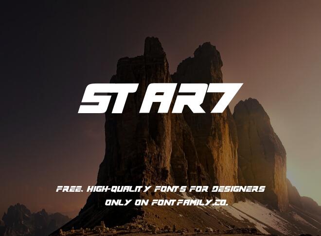 Star7 Font