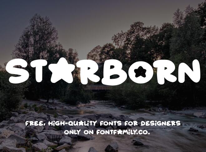 Starborn Font