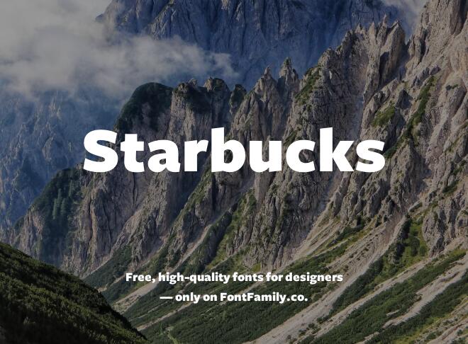 Starbucks Font