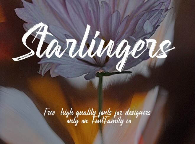 Starlingers Font