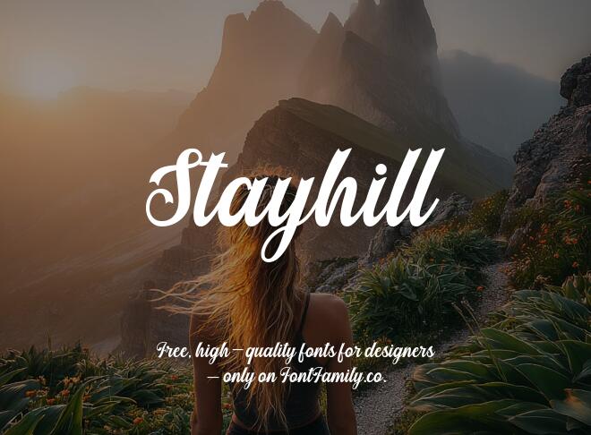 Stayhill Font