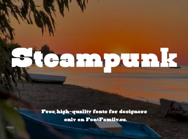 Steampunk Font