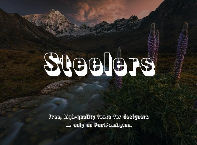 Steelers Font