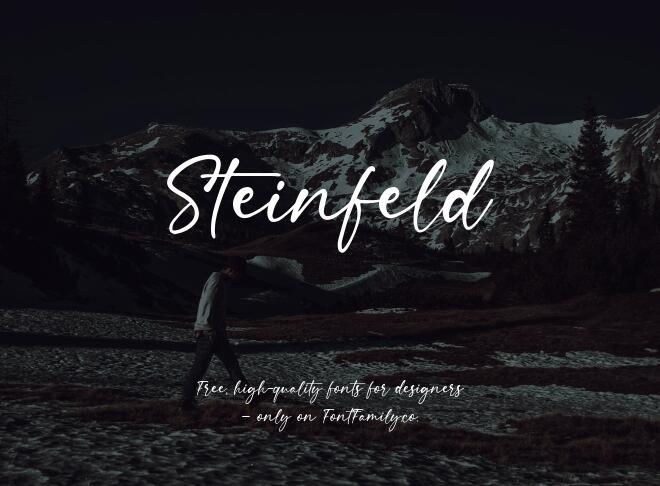 Steinfeld Font
