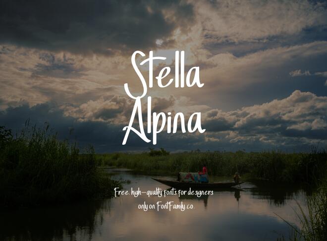 Stella Alpina Font