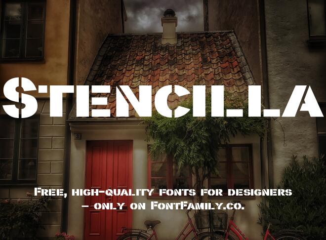 Stencilla Font