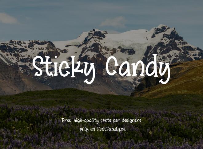 Sticky Candy Font