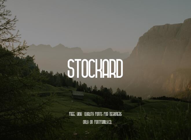 Stockard Font