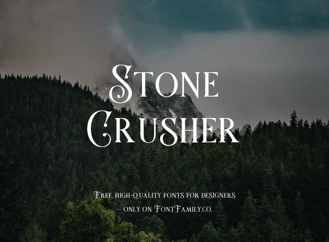 Stone Crusher Font