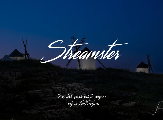 Streamster Font