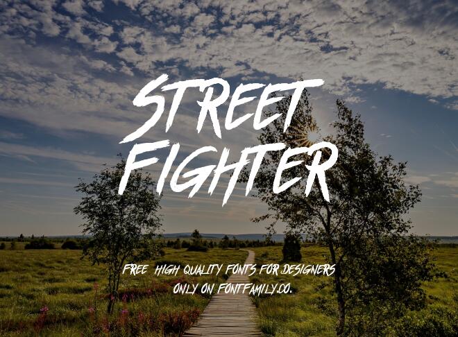 Street Fighter Font
