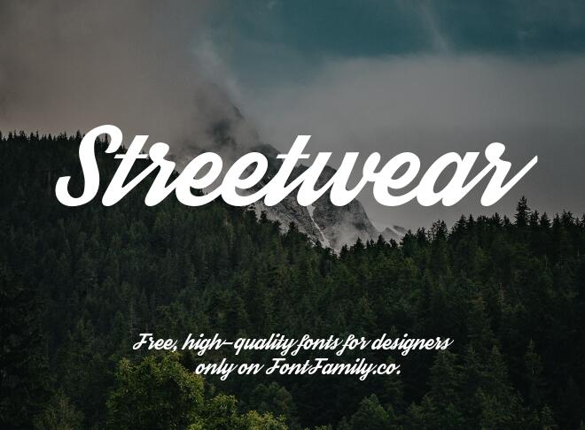 Streetwear Font