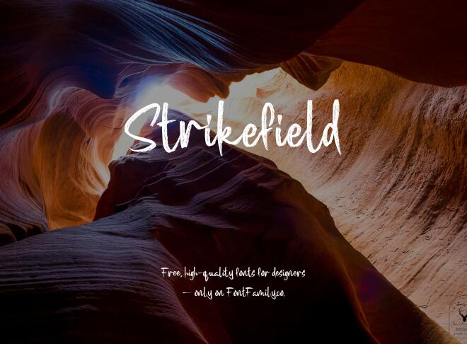Strikefield Font
