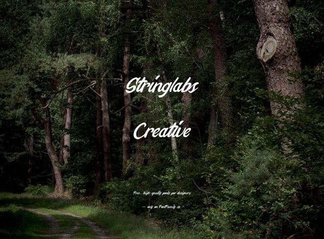 Stringlabs Creative Font