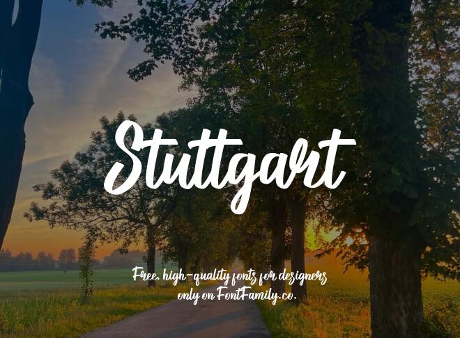 Stuttgart Font