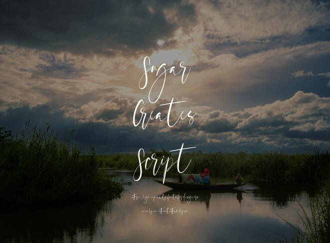 Sugar Creates Script Font