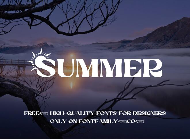 Summer Font