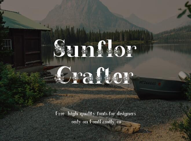 Sunflor Crafter Font