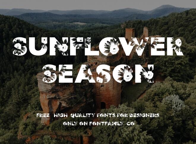Sunflower Season Font