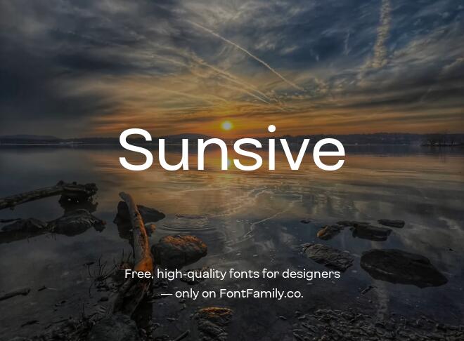 Sunsive Font