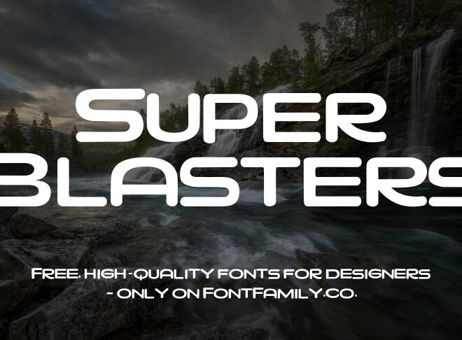 Super Blasters Font