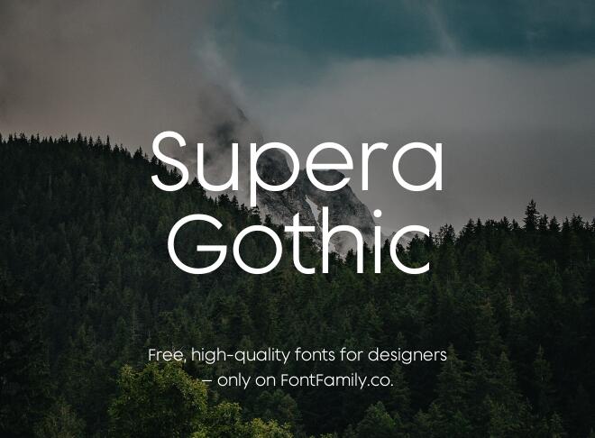 Supera Gothic Font
