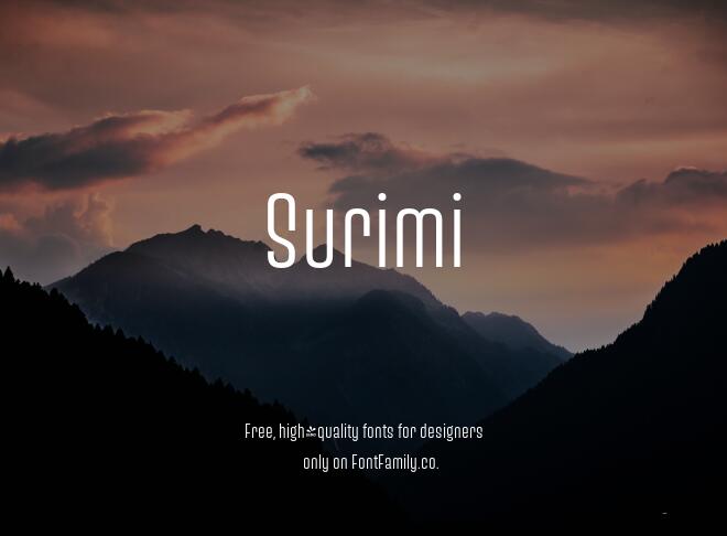 Surimi Font