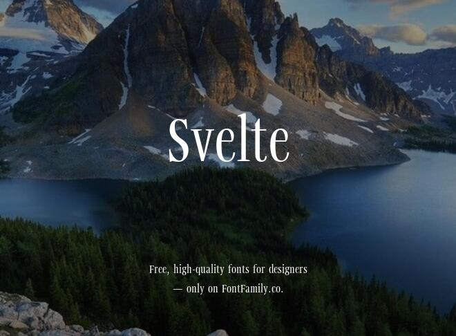 Svelte Font
