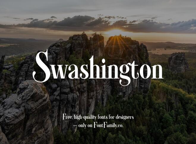Swashington Font