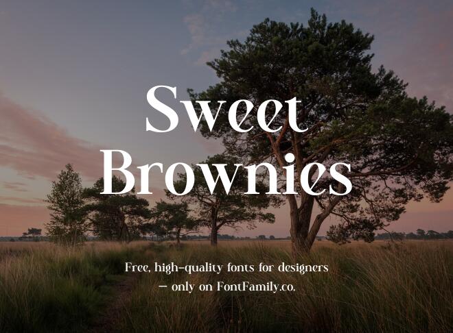 Sweet Brownies Font