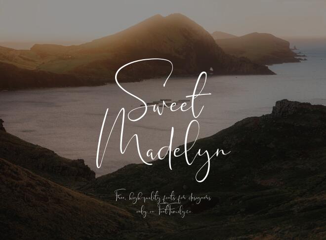 Sweet Madelyn Font
