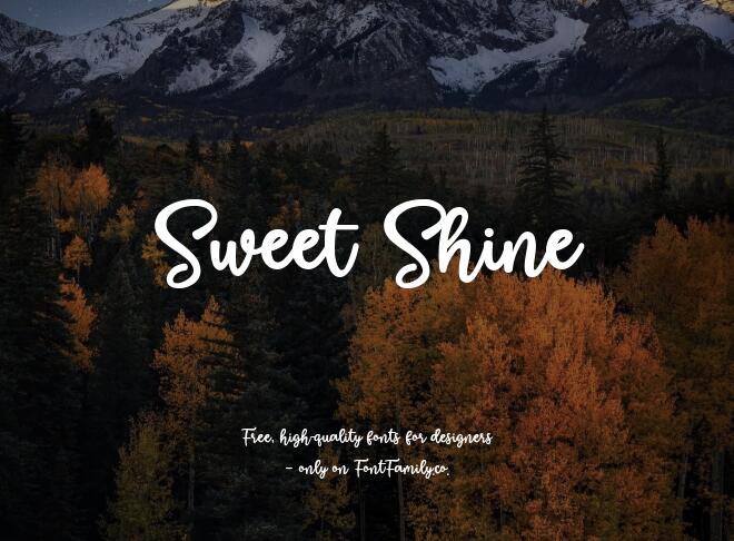 Sweet Shine Font