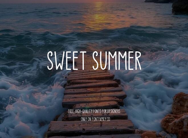 Sweet Summer Font