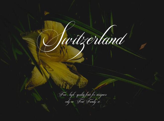 Switzerland Font