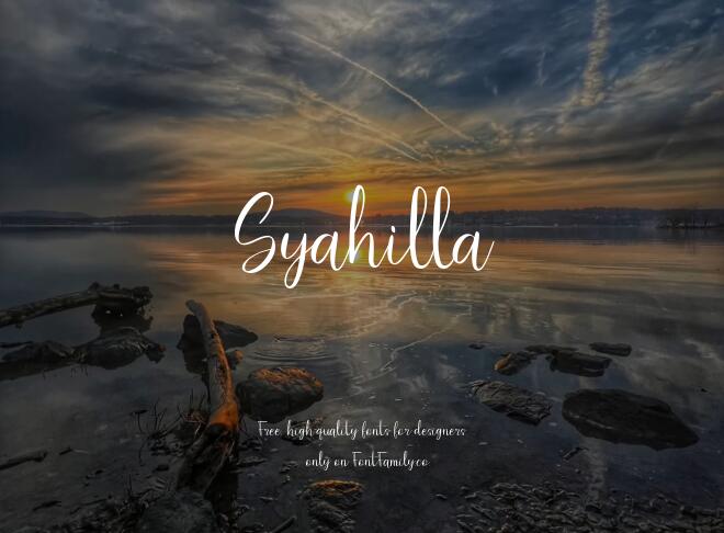 Syahilla Font