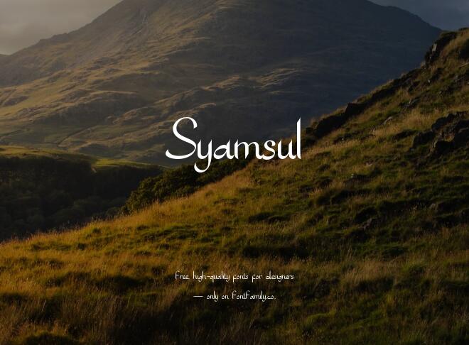 Syamsul Font
