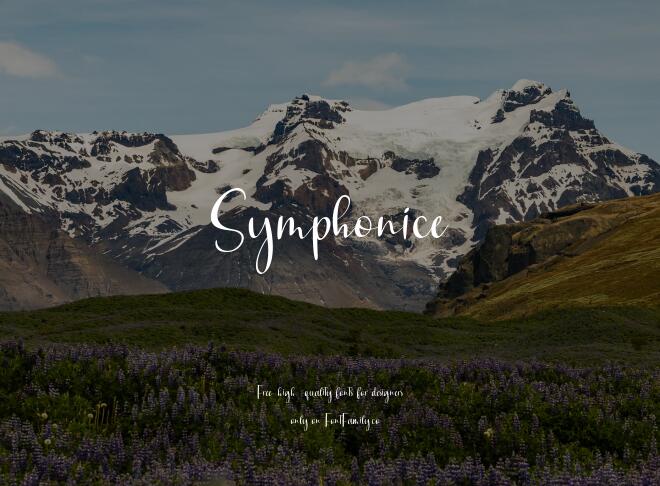 Symphonice Font