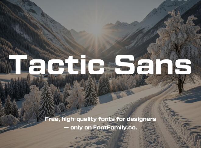 Tactic Sans Font