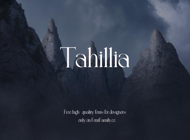 Tahillia Font