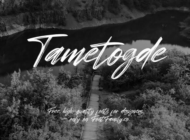 Tametogde Font