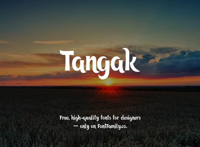 Tangak Font