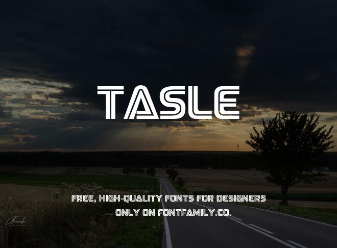 Tasle Font