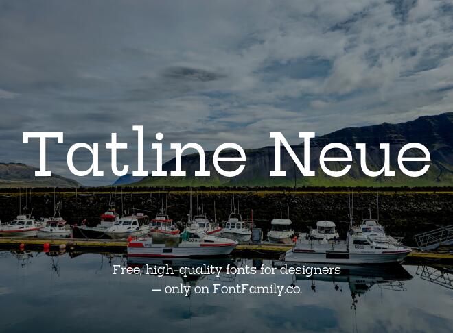 Tatline Neue Font