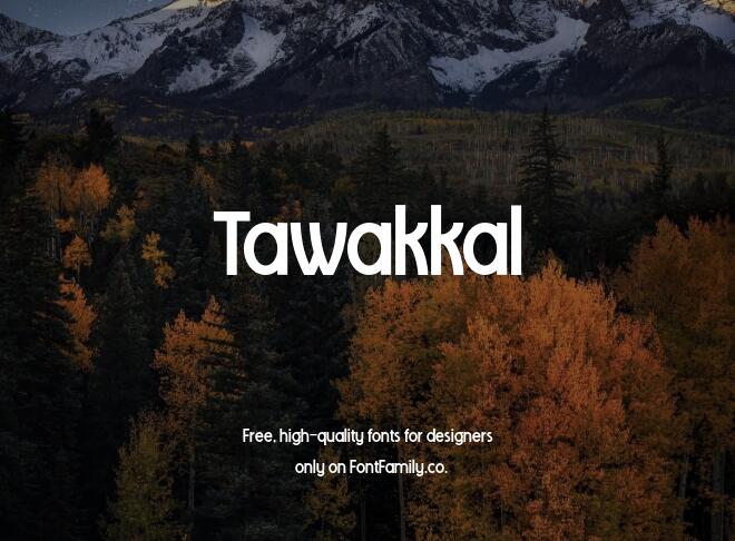 Tawakkal Font